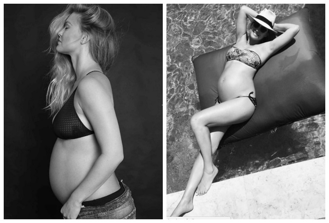 Fotografiou tehotenského bruška sa pochválila niekoľkokrát, avšak fotografiu svojej dcérky zatiaľ nezverejnila. 