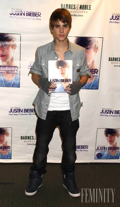 Justin Bieber v čase, keď začínal svoju spevácku kariéru