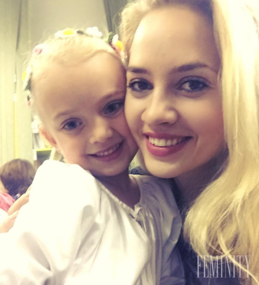 Barbora Rakovská s dcérou Amiou sú krásne dve blondínky 