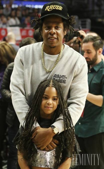 Blue Ivy spolu so svojím otcom Jay-Z