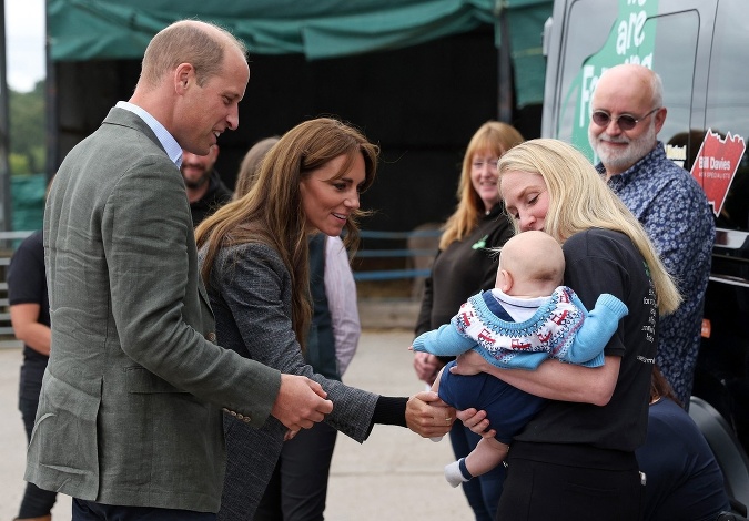 Kate Middleton s princom Williamom na verejnosti
