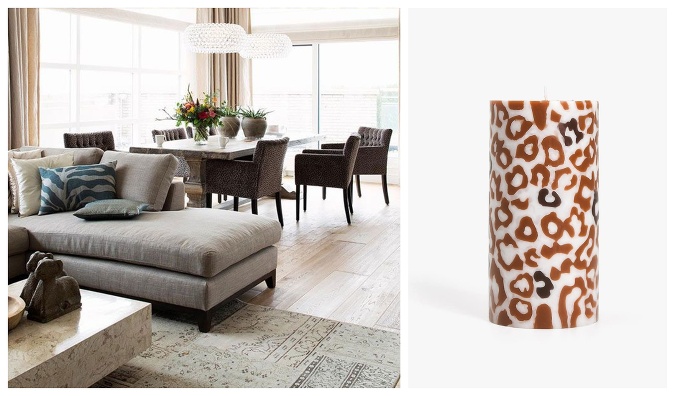 Ak zvolíte veľké kusy nábytku so zvieracím vzorom, zvyšok interiéru by mal byť jednoduchší 