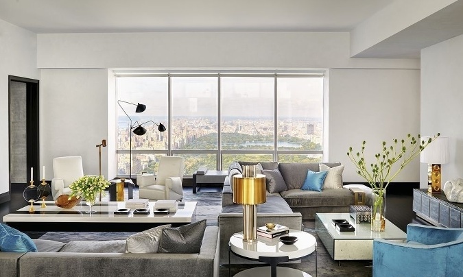 Moderný dizajn a byt v New Yorskom štýle 