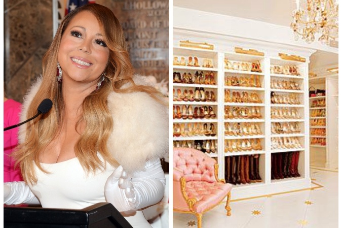 Mariah Carey je do topánok blázon. Okrem tisícky v šatníku, má veľa z nich ešte v krabiciach.
