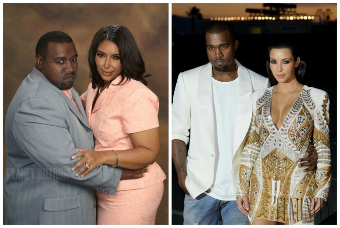 Kim Kardashian a Kanye West by zrejme boli o pár kíl ťažší