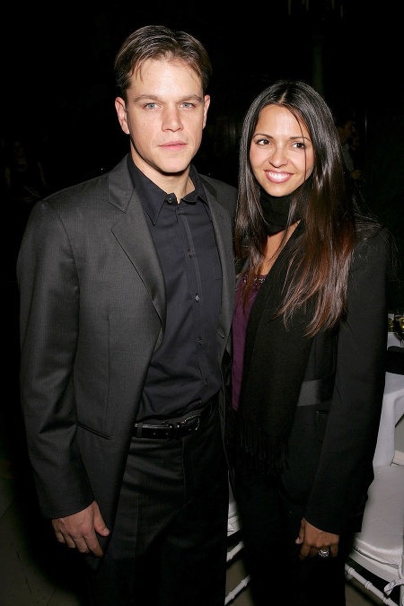 Matt Damon a Luciana Barroso v roku 2005