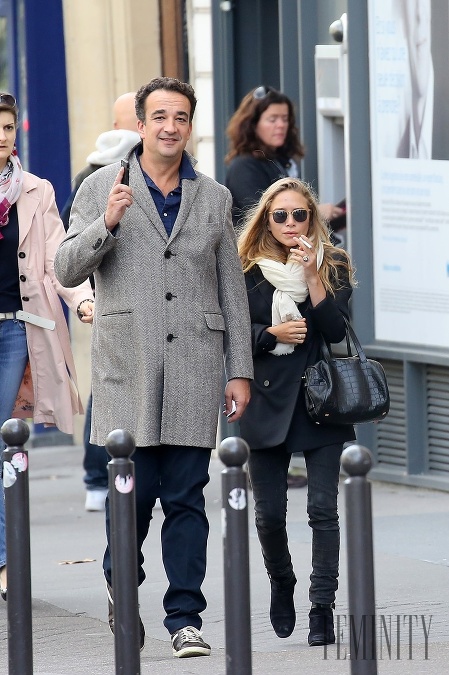 Mary-Kate Olsenová s manželom Oliverom Sarkozym