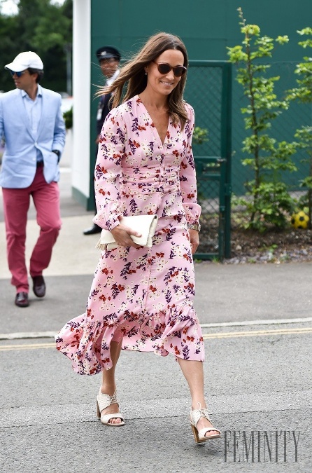 Sestra vojvodkyne Kate Middleton, Pippa tiež patrila k tým, ktorý si nenchali ujsť veľké finále prestížneho tenisového turnaja
