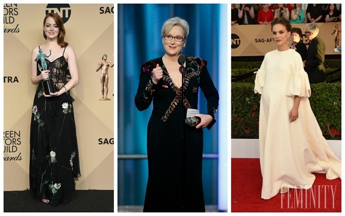 V kategórii najlepšia herečka boli nominované aj Emma Stone, Meryl Streep či Natalie Portman a ďalšie
