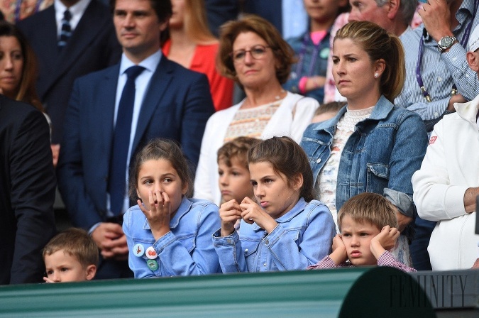 Rodina Federerovcov si nenechala ujsť ani tohtoročný Wimbledon