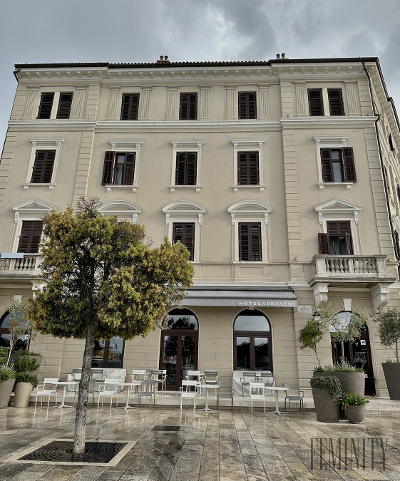 Je súčasťou 100 ročného boutique hotela Adriatic