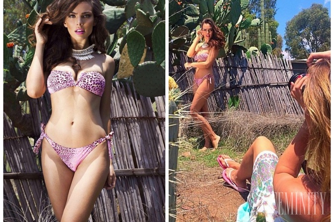 Modelka Soňa Štefková pre plavky Relleciga v Mexiku