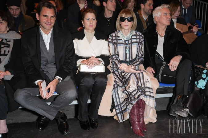 Mirka sedela v prvom rade vedľa šéfredaktorky amerického Vogue Anny Wintour