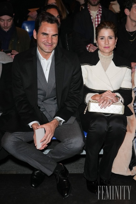 Manželia Federerovci spolu na prehliadke počas parížskeho týždňa módy