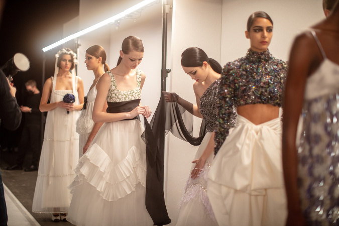 CHANEL Backstage Haute Couture jar/leto 2022