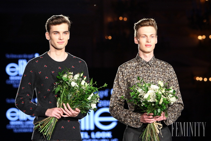 Víťazi Schwarzkopf Elite Model Look 2014 Eduard Michalko (19) a Josef Utěkal (19)
