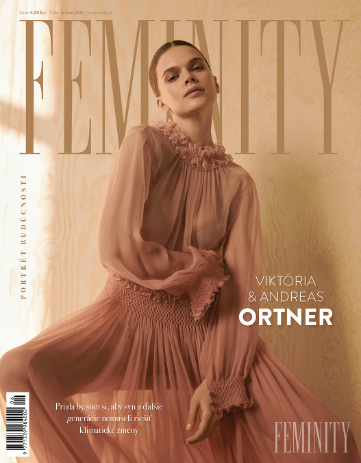 Viktória Ortner na titulke magazínu FEMINITY jar/leto 2021