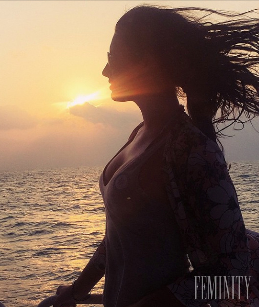 Barbora Franeková pri západe slnka v exotickom Thajsku