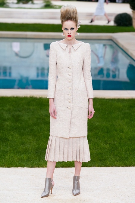 Aneta Mešťanová pri príležitosti prehliadky módneho domu Chanel