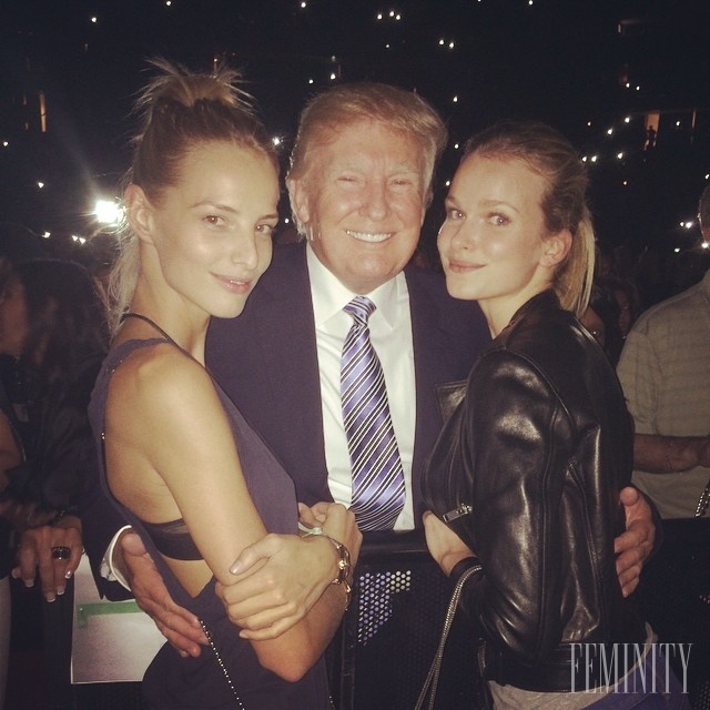 Modelky sa stretli aj so slávnym milionárom Donaldom Trumpom
