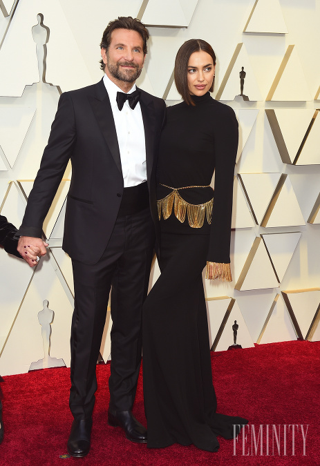 Odovzdávanie Oskarov sa nezaobišlo ani bez herca Bradleyho Coopera, ktorého sprevádzala jeho pôvabná manželka, modelka Irina Shayk