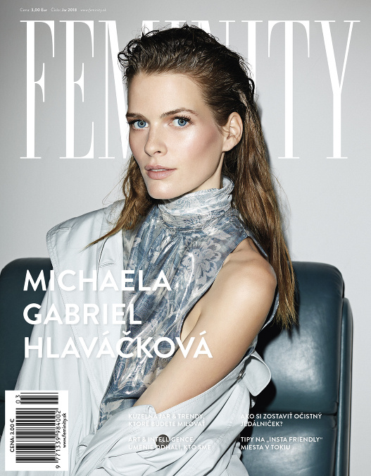Topmodelka Michaela Hlavačková tvárou najnovšieho magazínu Feminity jar 2018