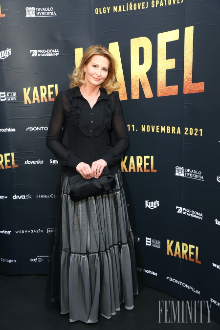 Manželka Karla Gottta a producentka filmu Karel, Ivana Gottová, prišla osobne na slávnostnú premiéru uviesť film