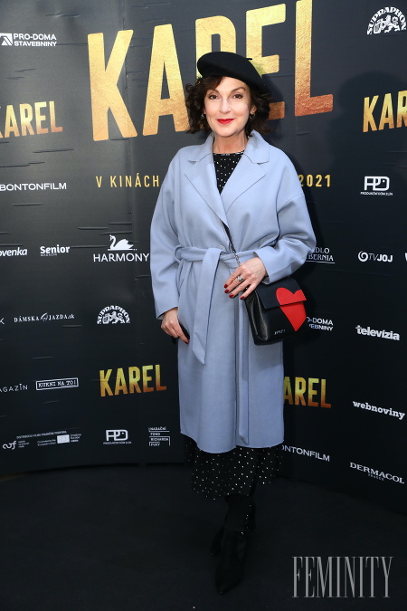 Speváčka Beáta Dubasová si nenechala ujsť premiéru filmu Karel