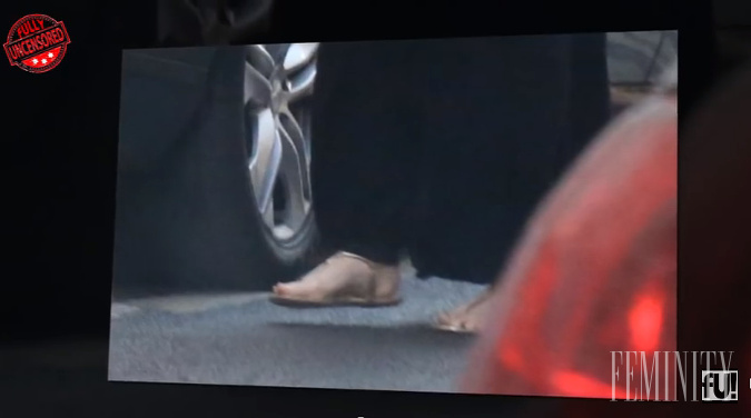 Sandáliky, ktoré záhadná žena pod burkou mala by si skutočná moslimka nemohla dovoliť
