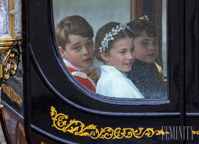 Princ George z Walesu, princezná Charlotte z Walesu a princ Louis z Walesu