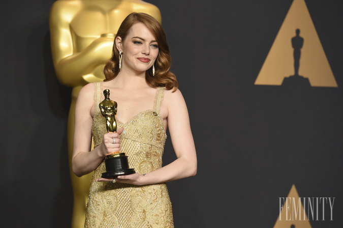 Krásna Emma Stone si prevzala ocenenie za Najlepší ženský herecký výkon v hlavnej úlohe