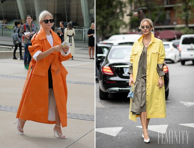 Dlhé a farebné kabáty sú jedným z top trendov