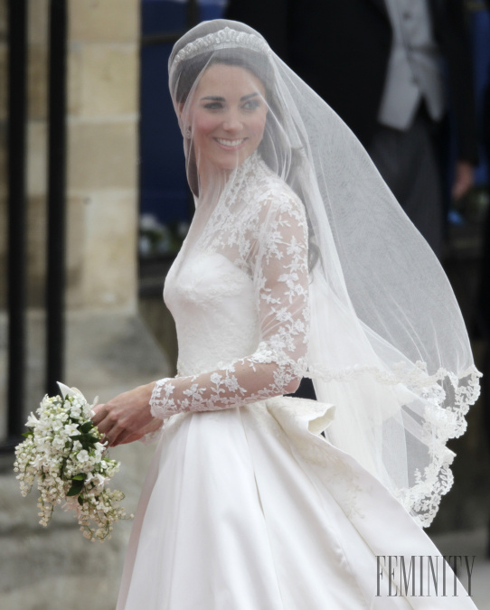 Svadobný vzhľad krásnej Kate bol skutočne čarovný