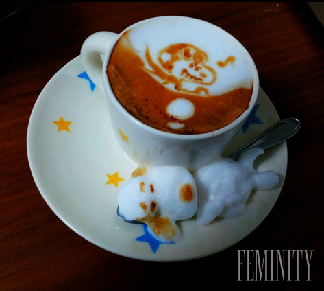 Japonský umelec doslova čaruje a mení kávu na umelecké diela!