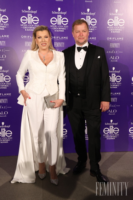 Riaditeľka módnej televízie Fashion TV Gabriela Ruman s manželom, biznismanom Karolom Rumanom