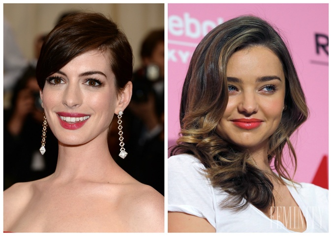 Anne Hathaway a Miranda Kerr majú 33, no Miranda si ako žiadaná modelka udržiava vzhľad dvadsiatničky