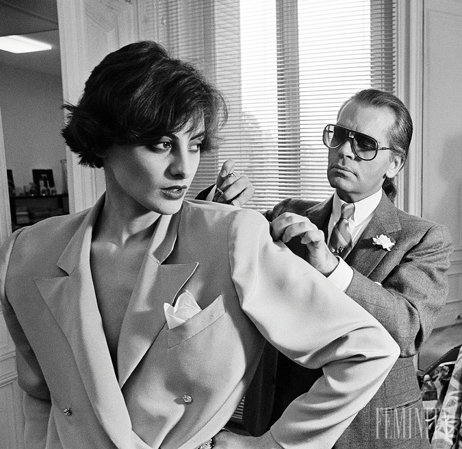 Karl Lagerfeld a Ines de La Fressange boli nerozlučnou dvojicou