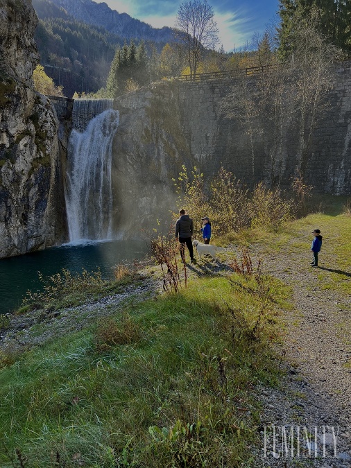 Vodopád priehrady Oselitzenbach je ako stvorený na jednodňový výlet alebo túru