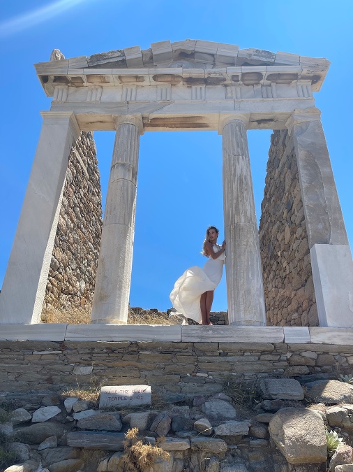 Mojou obľúbenou dovolenkovou destináciou je Grécky ostrov Mykonos