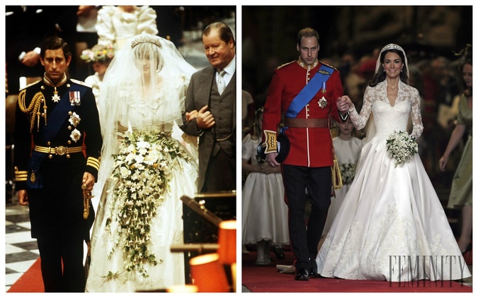 Obe kráľovské svadby boli veľkolepé a nevesty nádherné