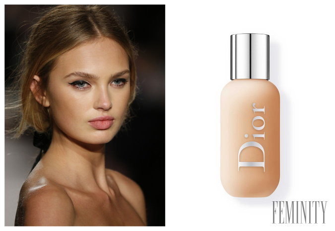 Make-up inšpirovaný backstageom prehliadky Dior