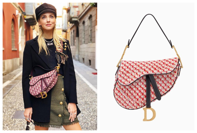 Módna blogerka Chiara Ferragni podľahla Dior saddle bag