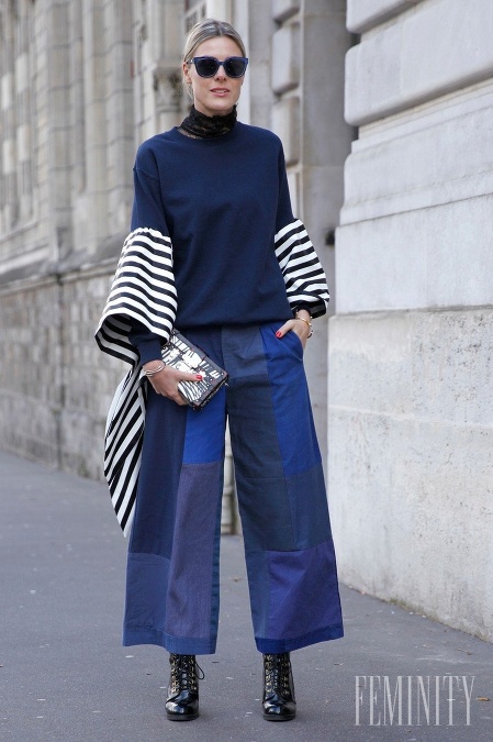 Trojštvrťové džínsy s rozšíreným strihom pre milovníčky módnych trendov