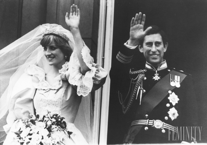 Diana mala v deň svadby pás užší ako 7 ročné dievčatko
