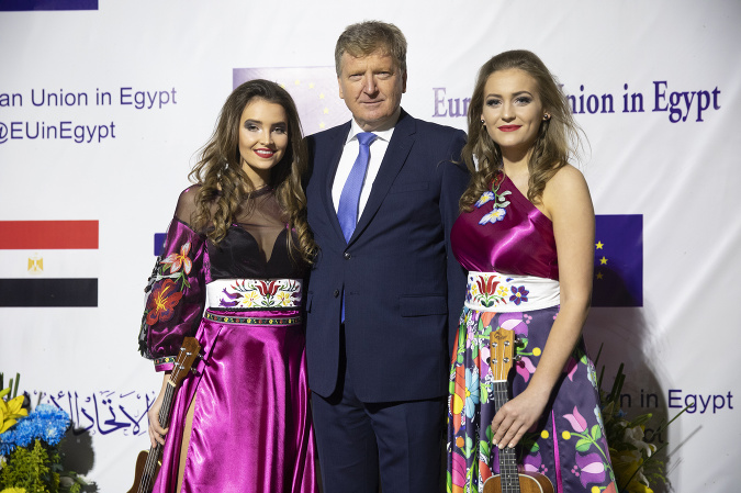 Slovenky na Europe Day 2019 v Káhire s veľvyslancom EÚ Ivanom Surkošom