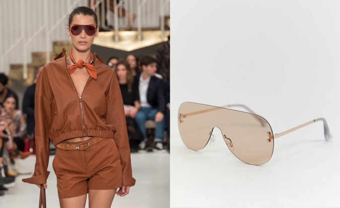 Značka Tods stavila na svojich modelkách na štýlové okuliare, ktoré počas jari i leta 2019 prepuknú vo veľký trend