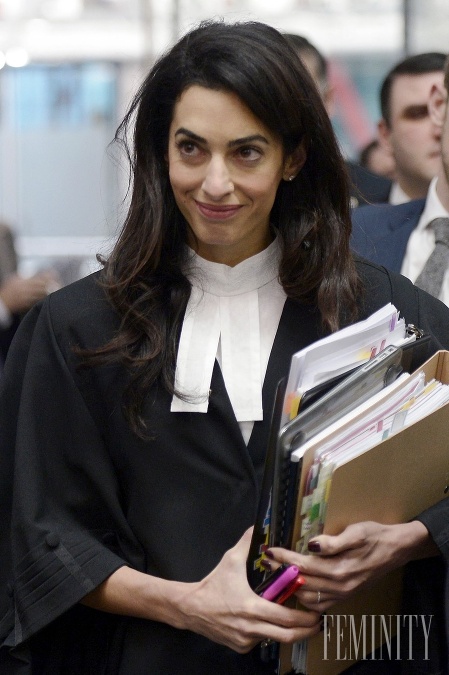 Amal má vybudovanú úspešnú kariéru právničky