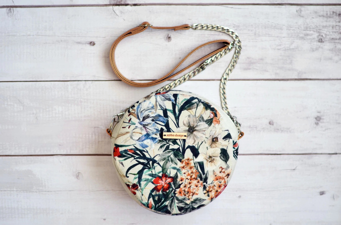 Kvetinová kabelka Makrónka od Sabba Design