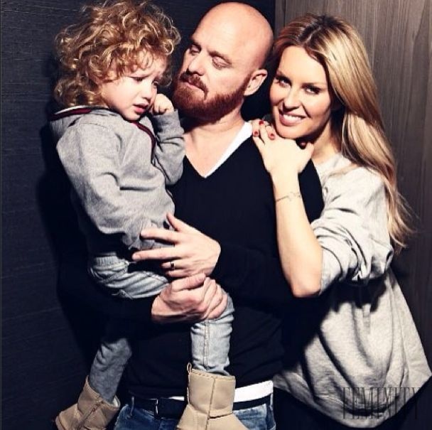 Modelka Simona Krainová s manželom Karolom Vágnerom a synom Maxom