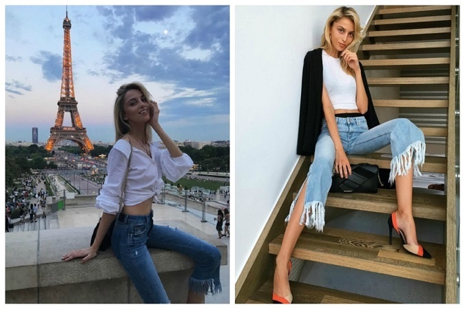 Svoju ešte dievčenskú krásu zaobalila naša niekdajšia Miss Slovensko toto leto nielen do obľúbenej džínsoviny